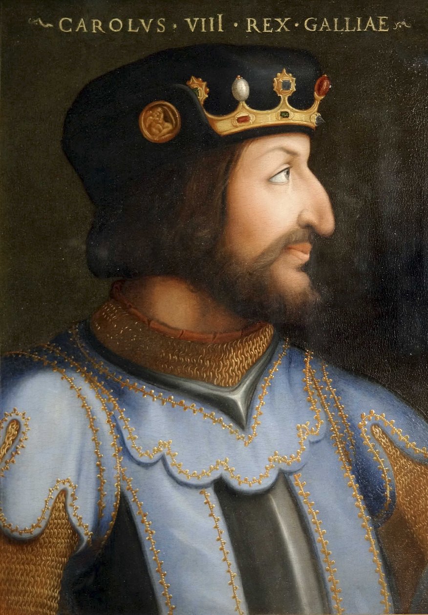 Portrait du roi Charles VIII (1470 - 1498) - Cristofano dell