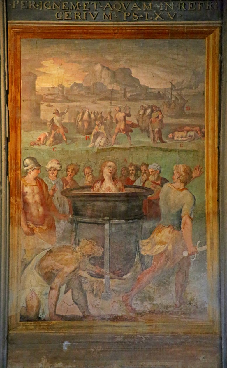 Une sainte femme est bouillie vivante - Cristoforo and Tempesta, Antonio Roncalli