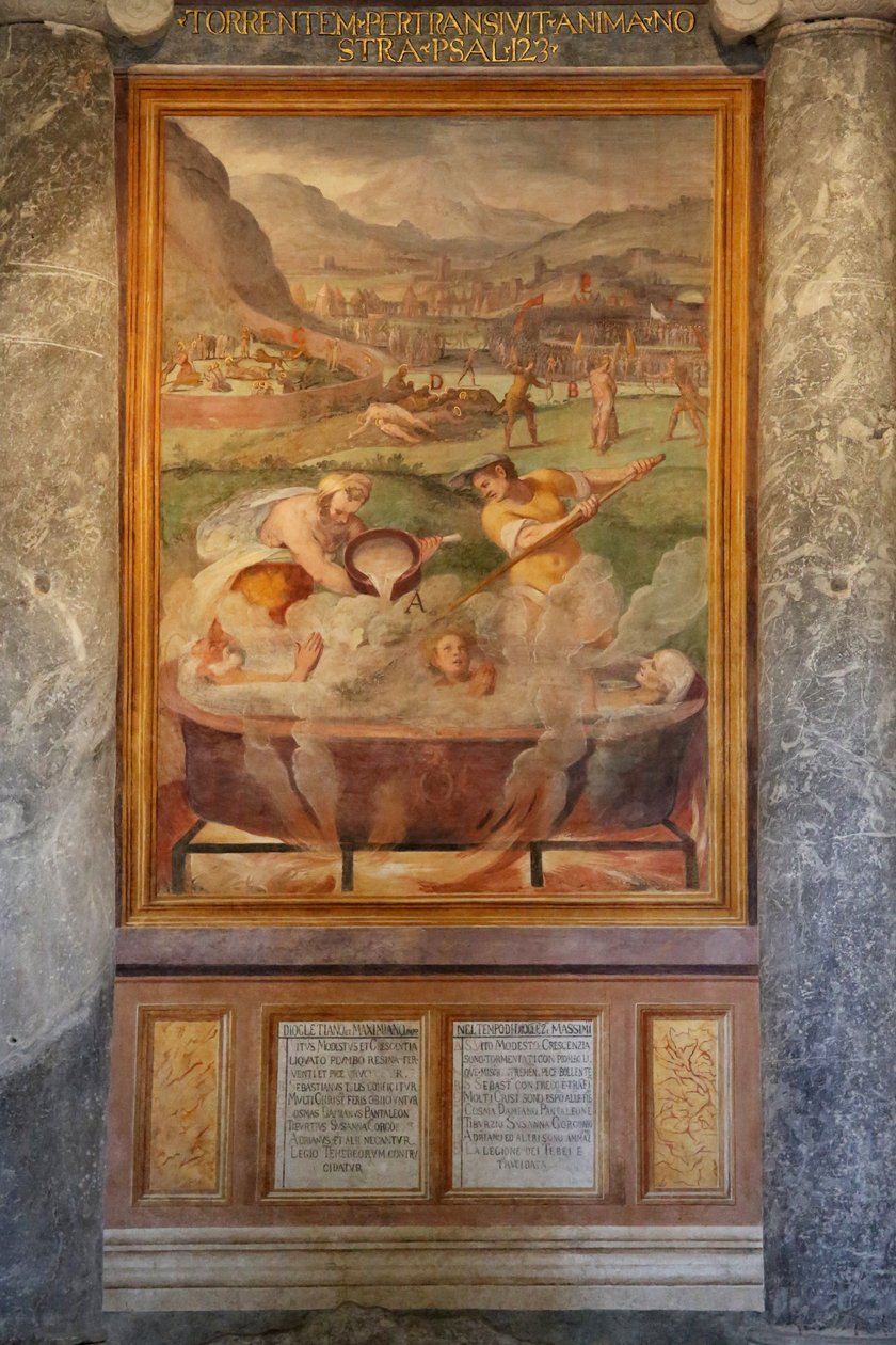 Martyr de Saint Vitus, Modestus et sa femme Crescentia - Cristoforo and Tempesta, Antonio Roncalli