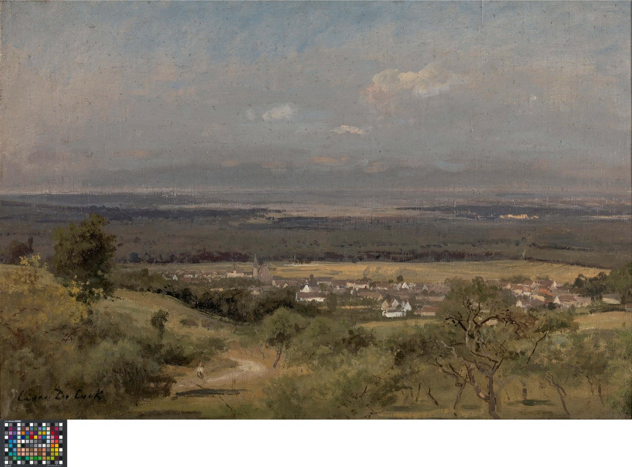 Paysage près de Gasny (Normandie) - Cesar de Cock