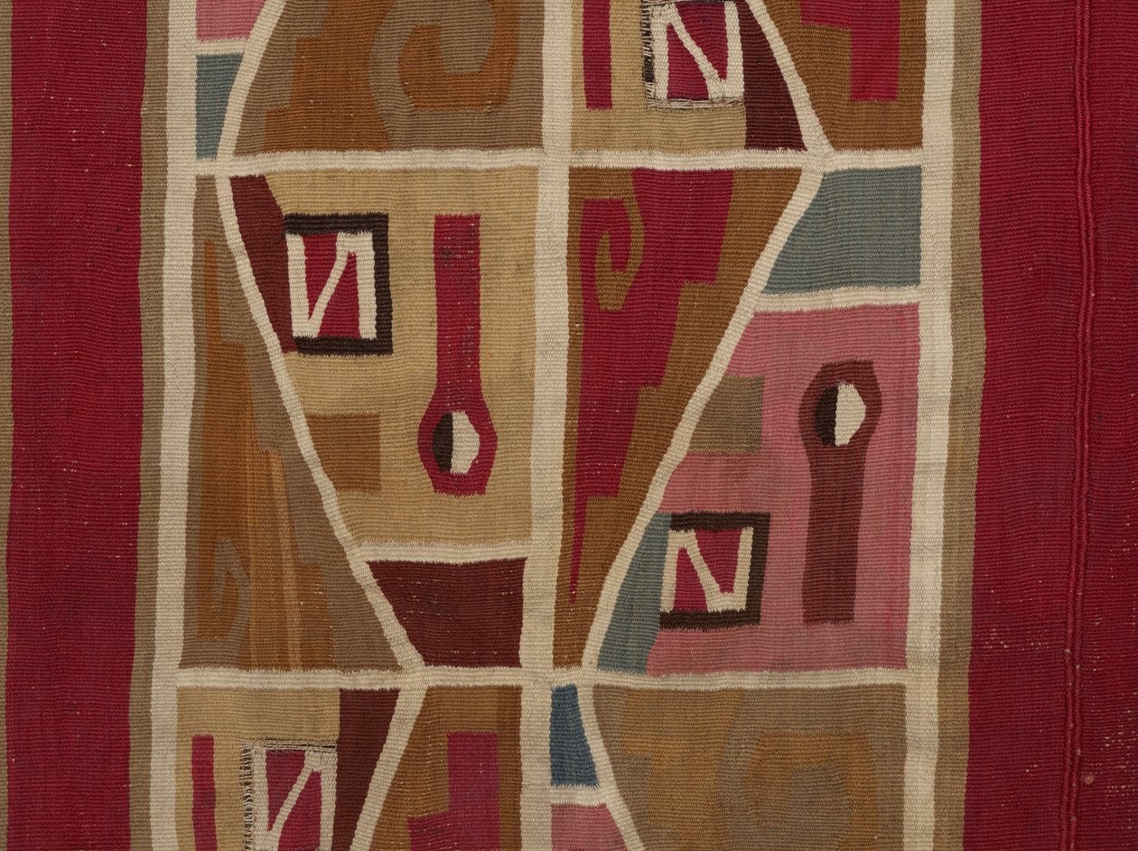 Tunique avec têtes de profil et frettes en escalier, c.650-800 - Culture Huari