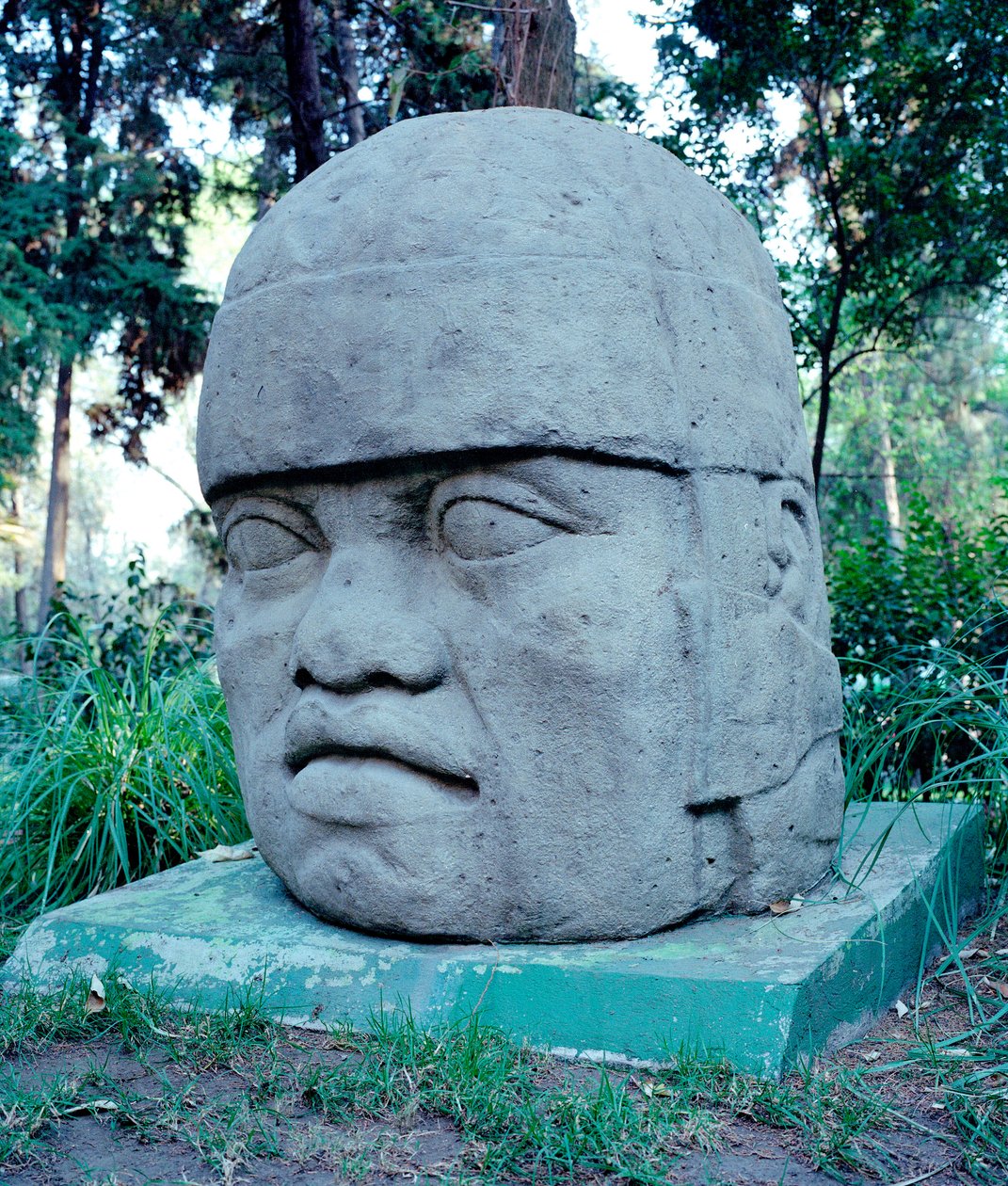 Civilisation précolombienne : tête colossale olmèque - Culture Olmec