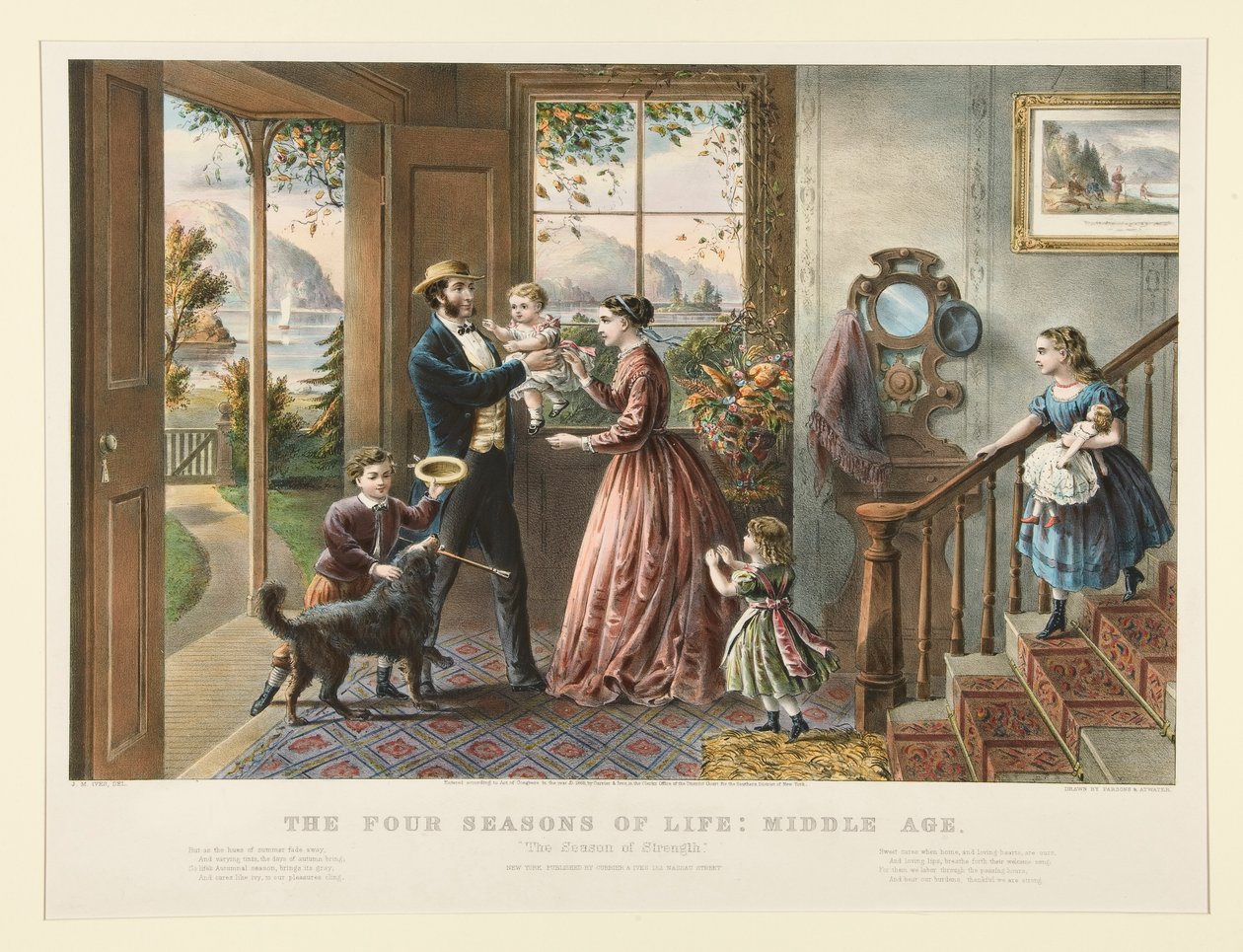 Les Quatre Saisons de la Vie: Âge mûr (p. 1079) - Currier and Ives