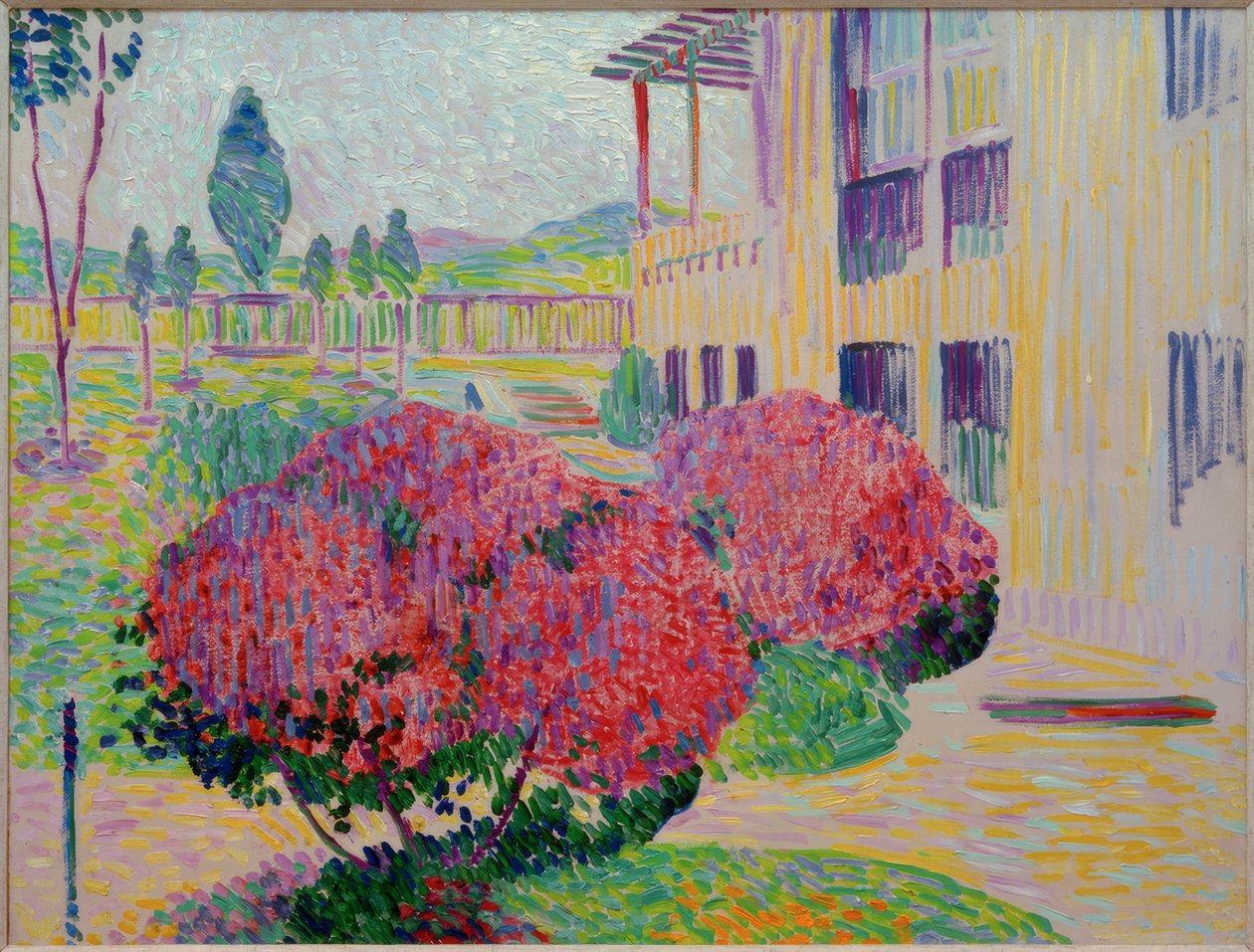 Dans le jardin de la villa "Hohe Pappeln" de Henry van de Velde à Ehringsdorf près de Weimar - Curt Herrmann