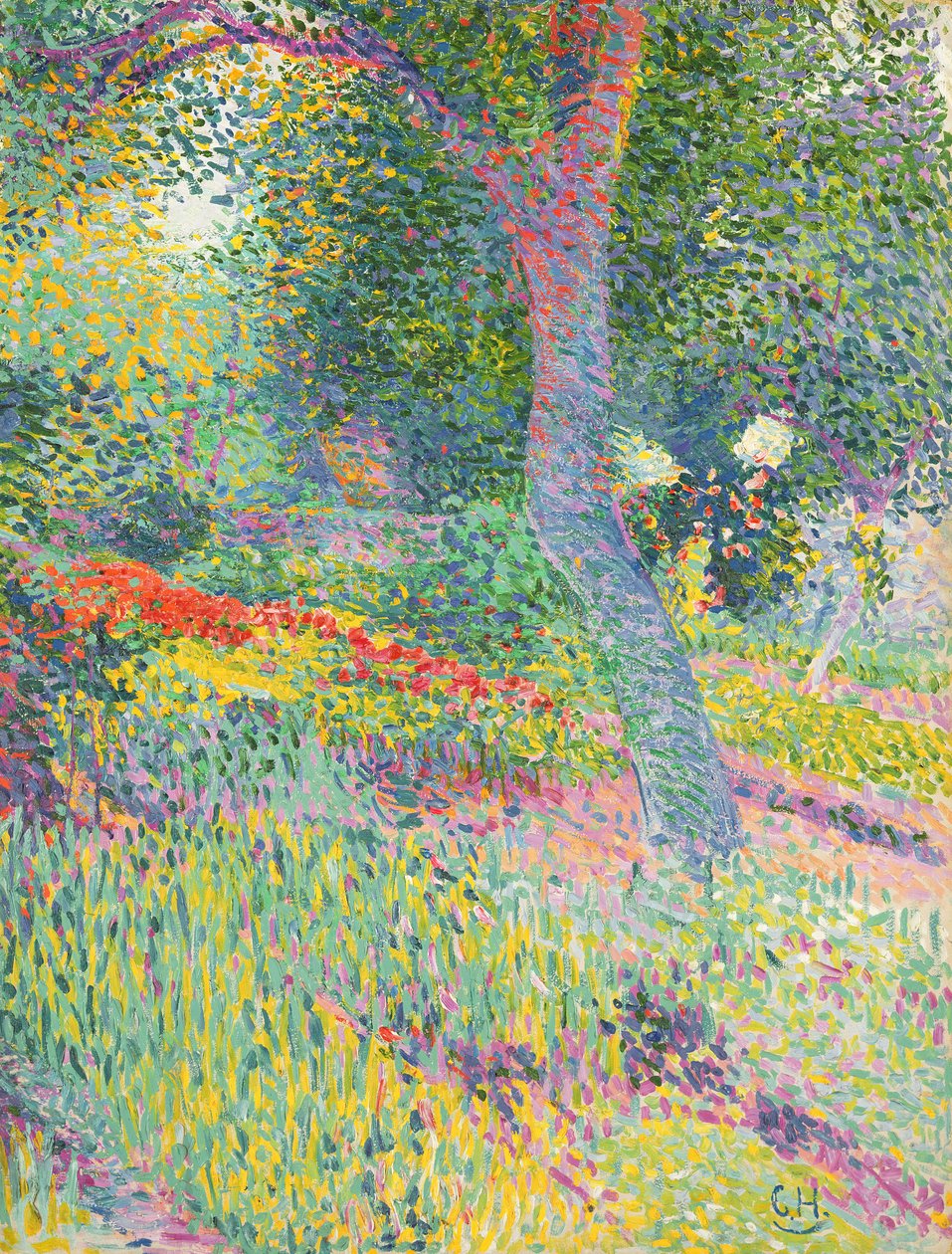 Dans le jardin du château de Pretzfeld - Curt Herrmann