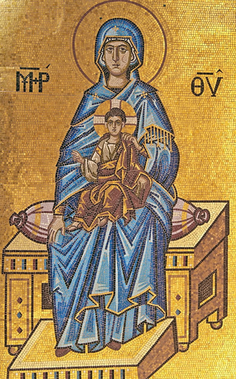 Madone et enfant, Monastère de Kykkos, Montagnes Troodos, Chypre - Cypriot