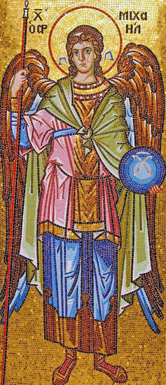 Saint Michel Archange, Monastère de Kykkos, Chypre (mosaïque) - Cypriot
