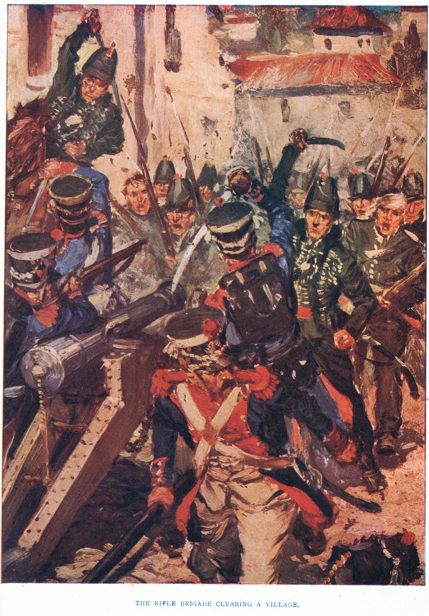 La Brigade de Fusiliers nettoyant un village - Cyrus Cuneo