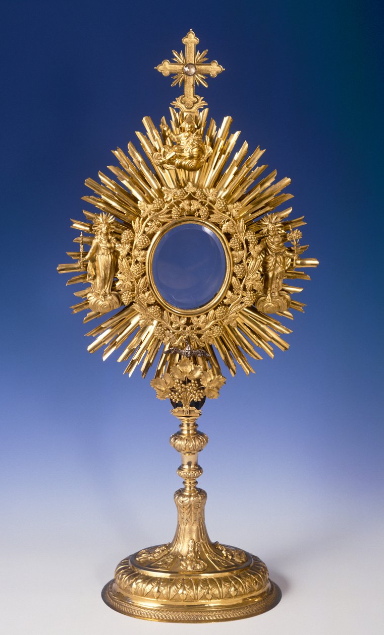 Monstrance baroque - Czech School