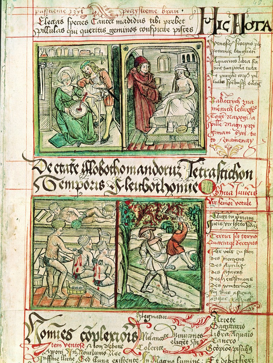 Comment guérir les maladies, de Tractatus de Pestilencia - Czech School