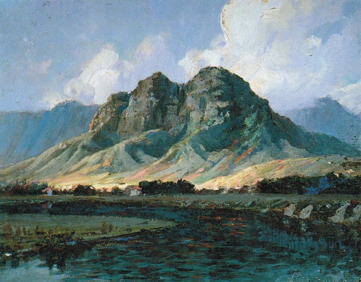 Pics de Maunawili Olomana depuis Kailua - D. Howard Hitchcock