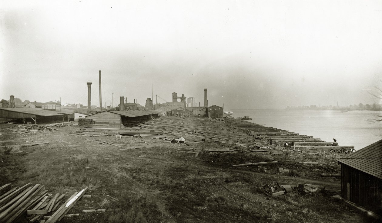 Ancien chantier naval Eads à Carondelet, où ses canonnières ont été construites - D.C. Humphreys