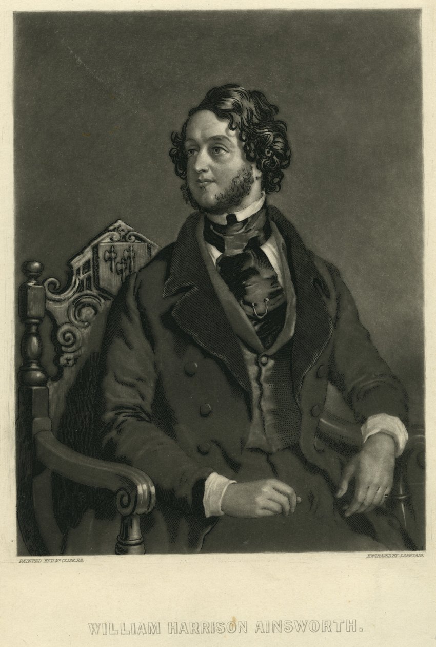 William Harrison Ainsworth, vers 1841 - D McClise