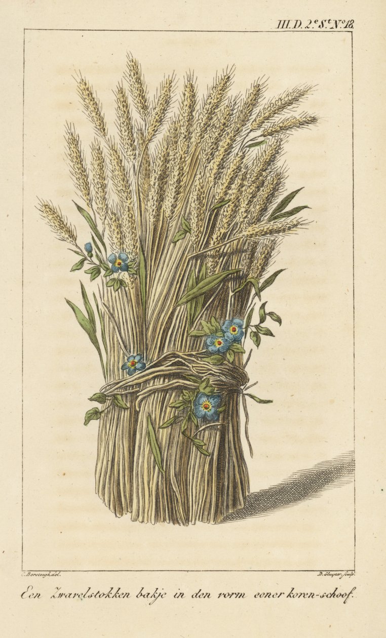 Bol en forme de gerbe de maïs - D. Sluyter