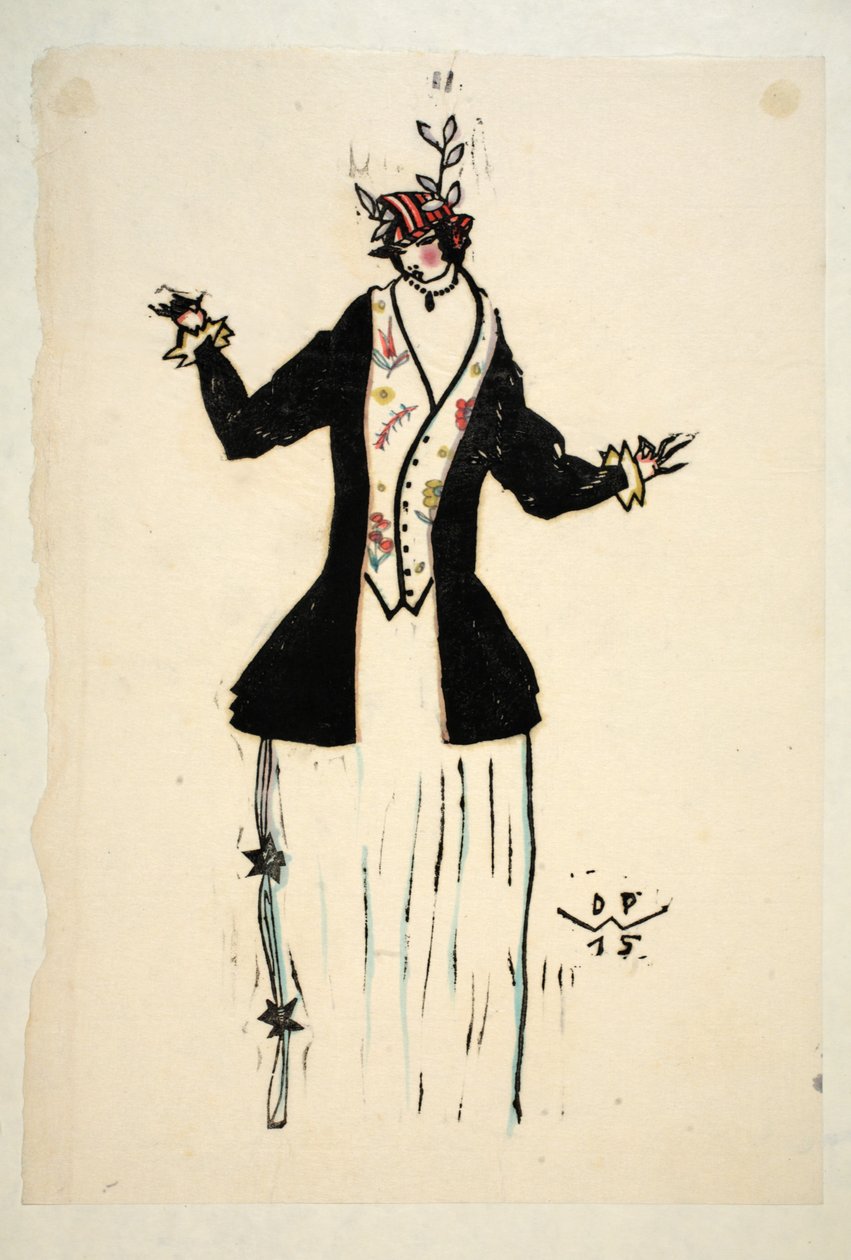 Design pour veste et gilet, Planche 2, Livre 4, illustration de 