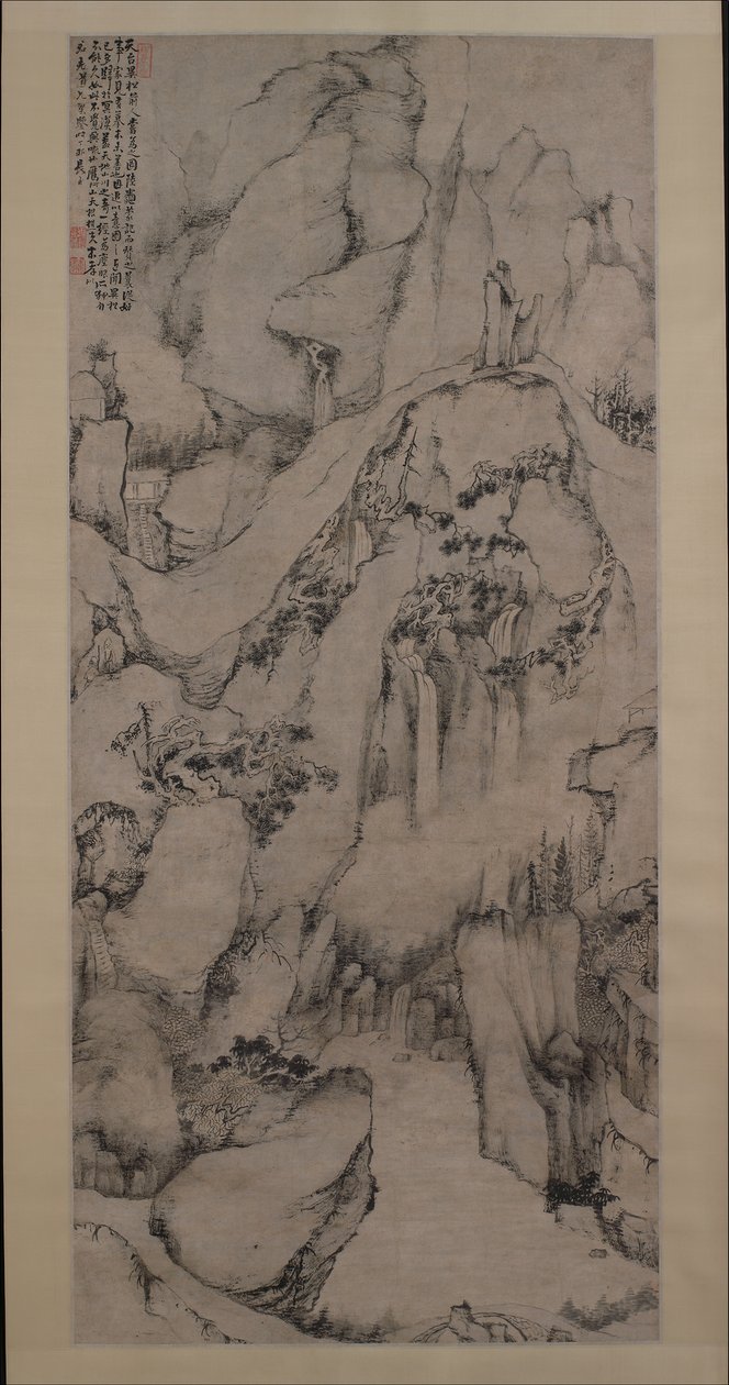 Les Pins Étranges du Mont Tiantai, 1687 - Dai Benxiao