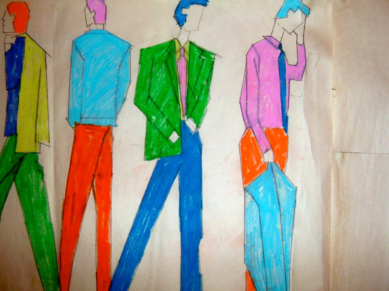 4 hommes en costume - Daisy de Villeneuve