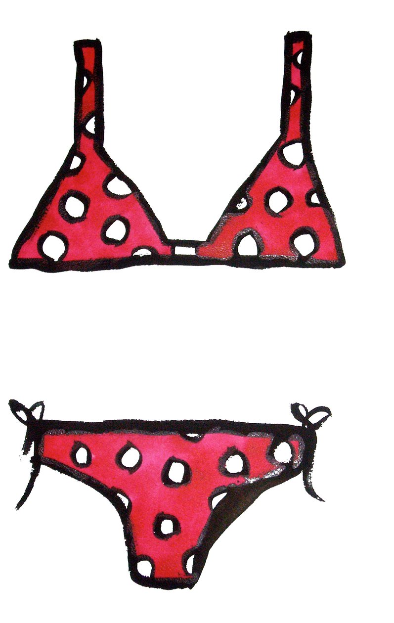 Bikini à pois - Daisy de Villeneuve