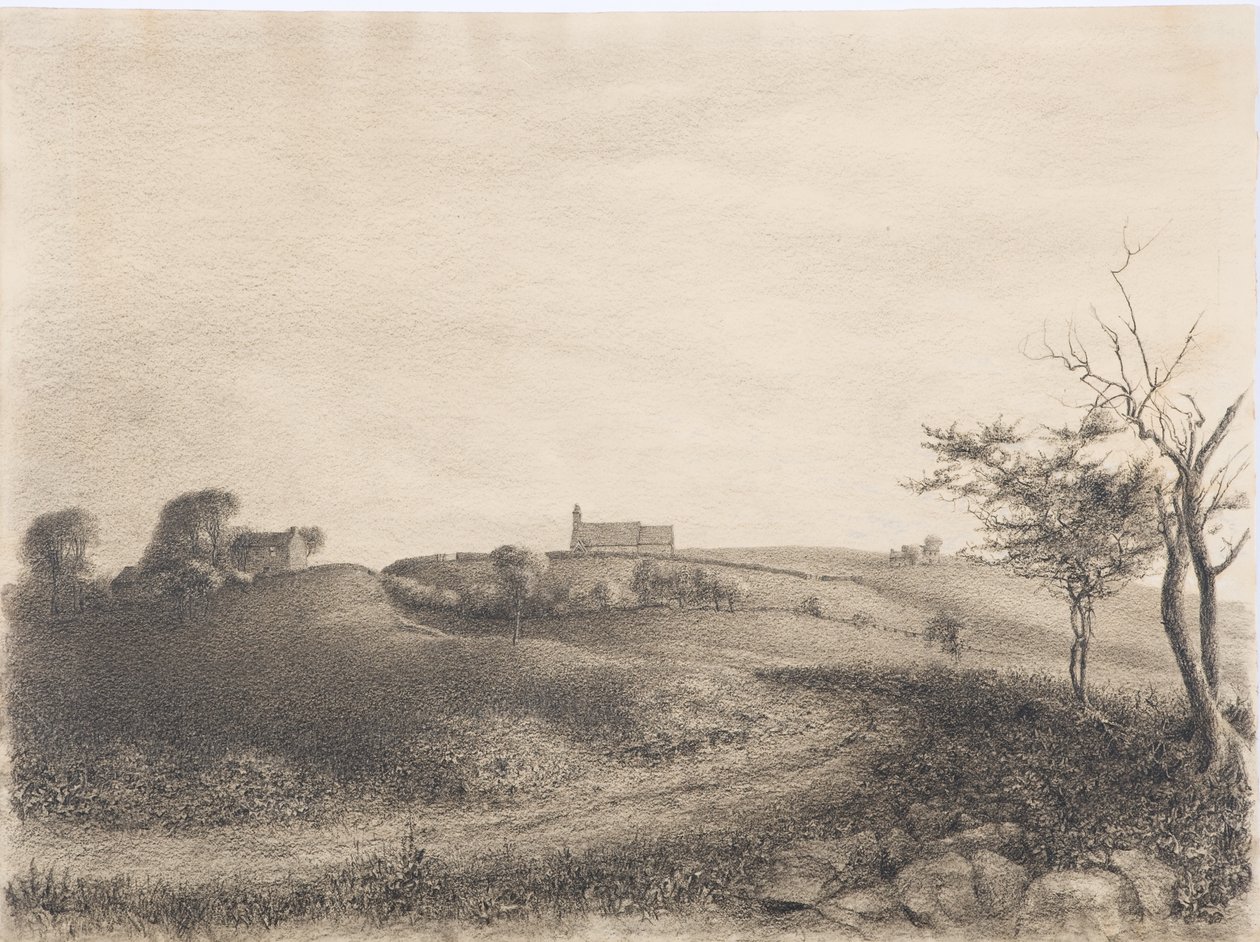 Église paroissiale, vers 1916 - Daniel Oliver
