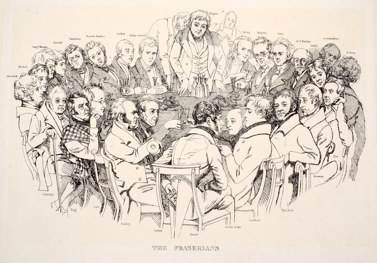 Les Fraserians, pub. 1835 - Daniel Maclise