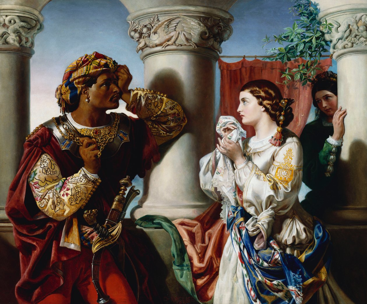 Othello et Desdémone - Daniel Maclise