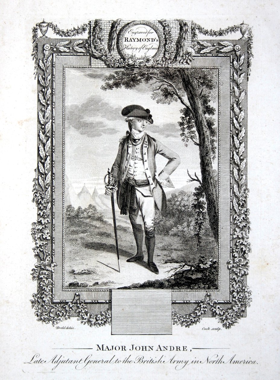 Major John Andre, ancien adjudant général de l