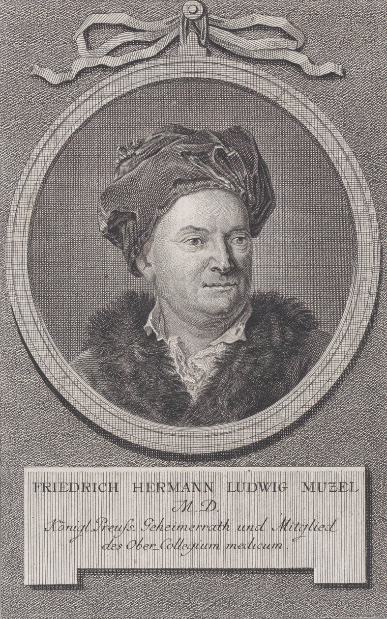 Portrait de Friedrich Ludwig Hermann Muzel - Daniel Berger