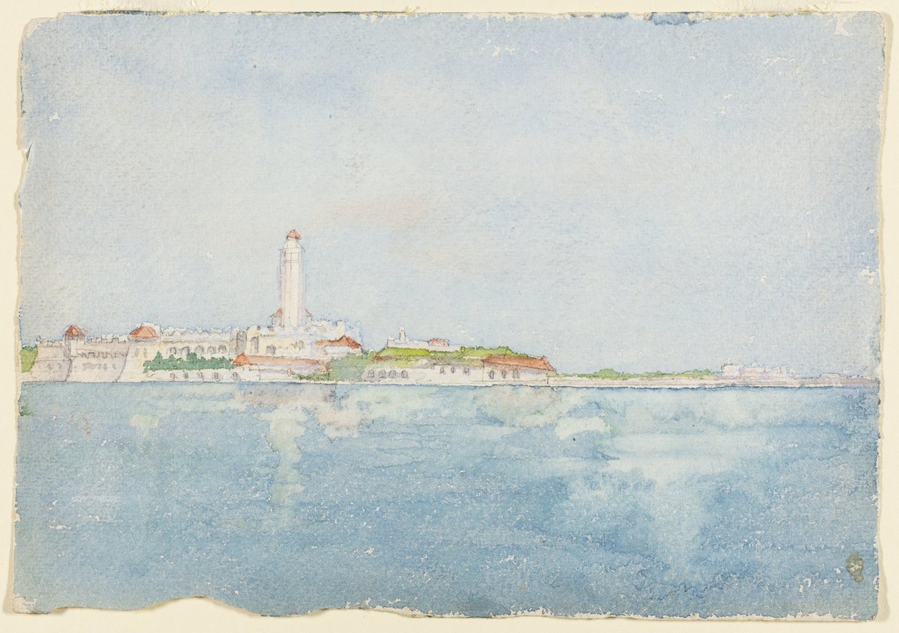 Croquis pris à Alger, Afrique du Nord, croquis de voyage - Daniel Burnham