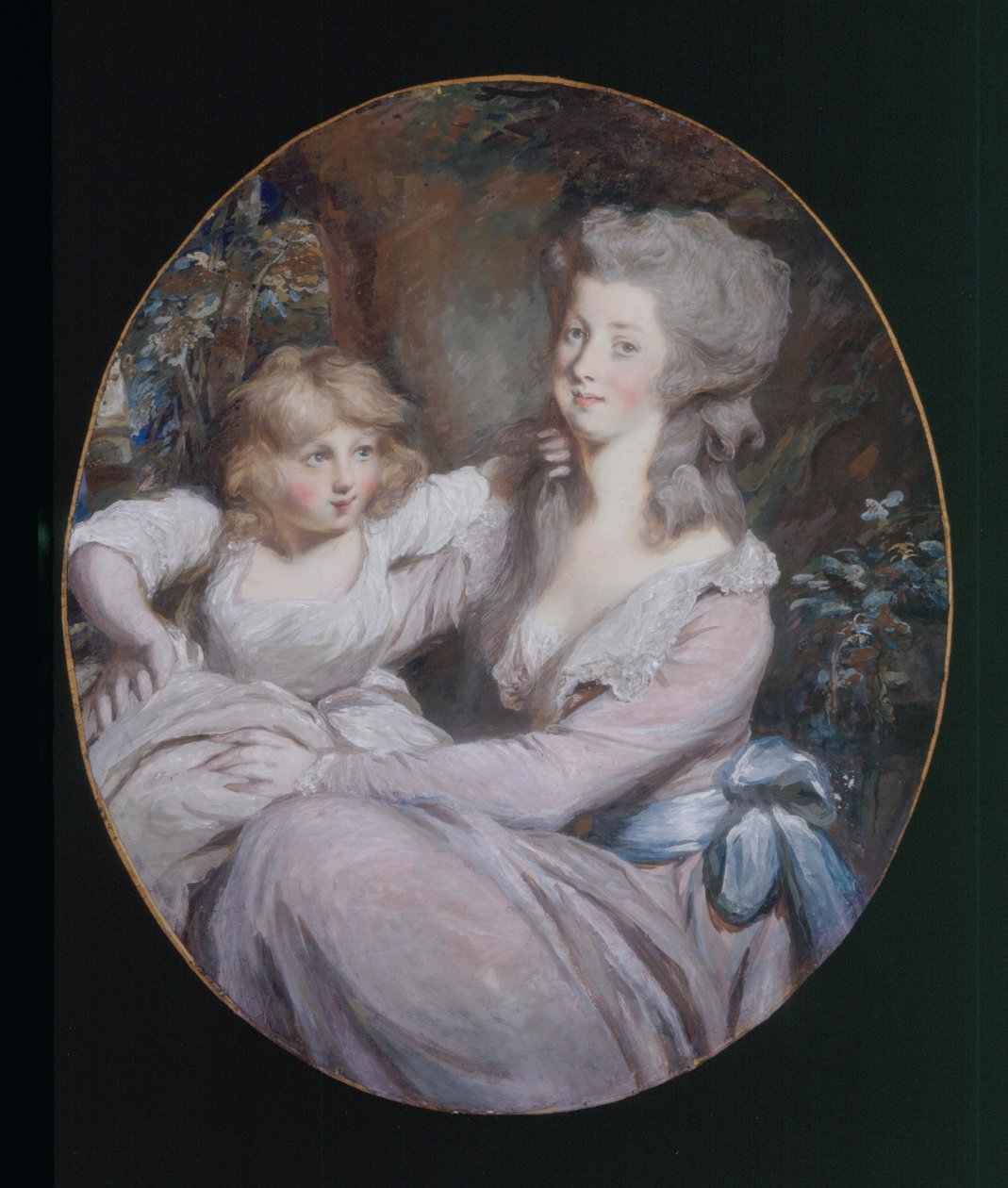 Margaret "Peggy" Arnold et sa fille Sophia, vers 1787 - Daniel Gardner