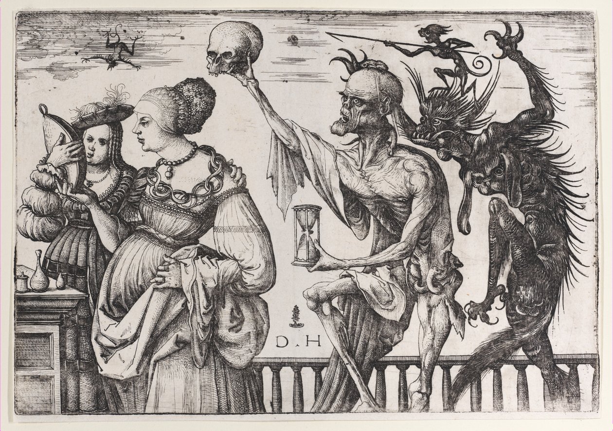 La mort et le diable surprenant deux femmes - Daniel Hopfer