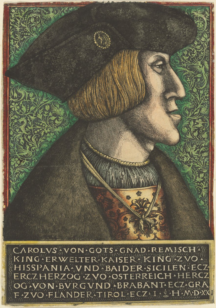 Empereur Charles V - Daniel Hopfer and Hieronymus Hopfer