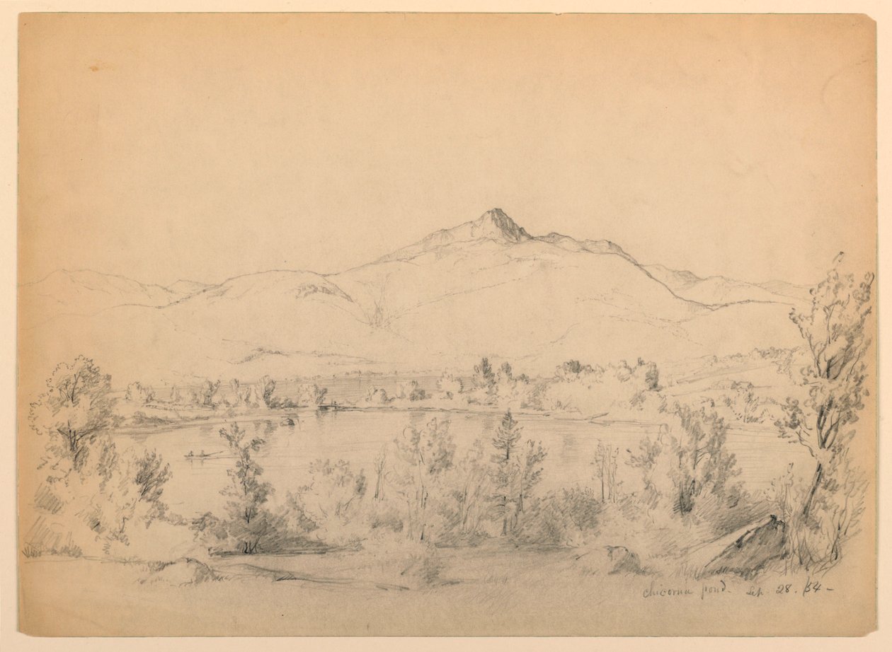 Étang et Montagne de Chocorua, New Hampshire - Daniel Huntington