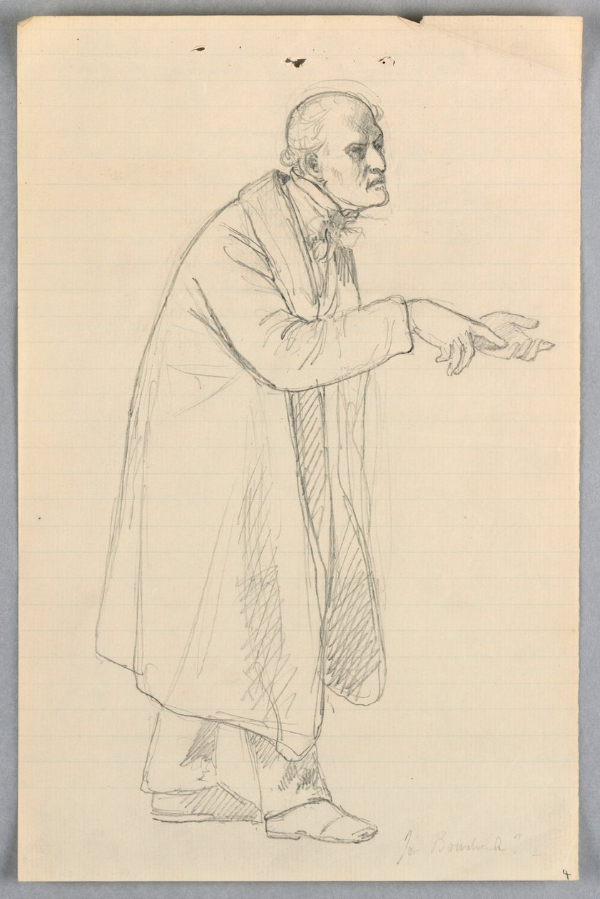 Dessin, étude pour le "Groupe scientifique", 1858 - Daniel Huntington