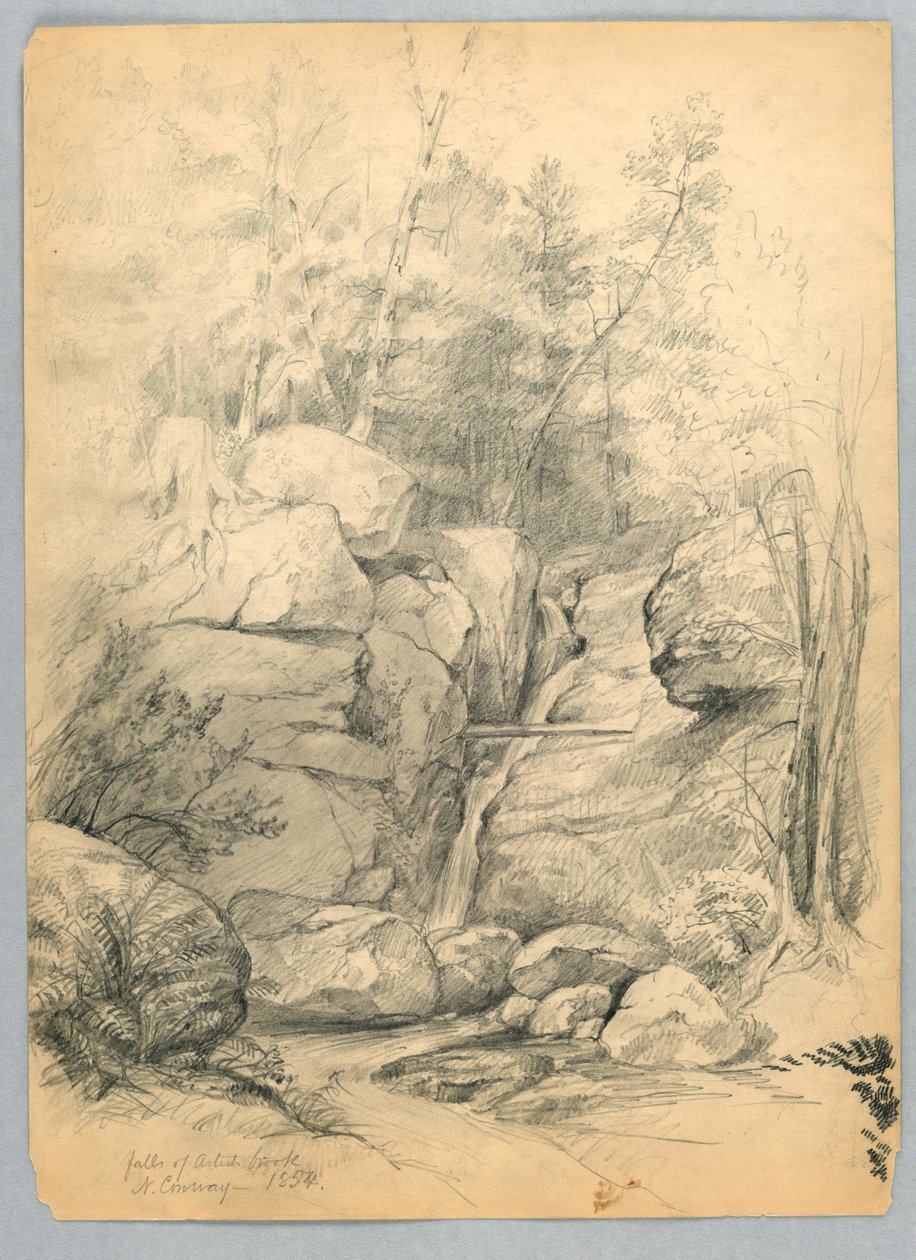Chutes du ruisseau des artistes, North Conway, New Hampshire - Daniel Huntington