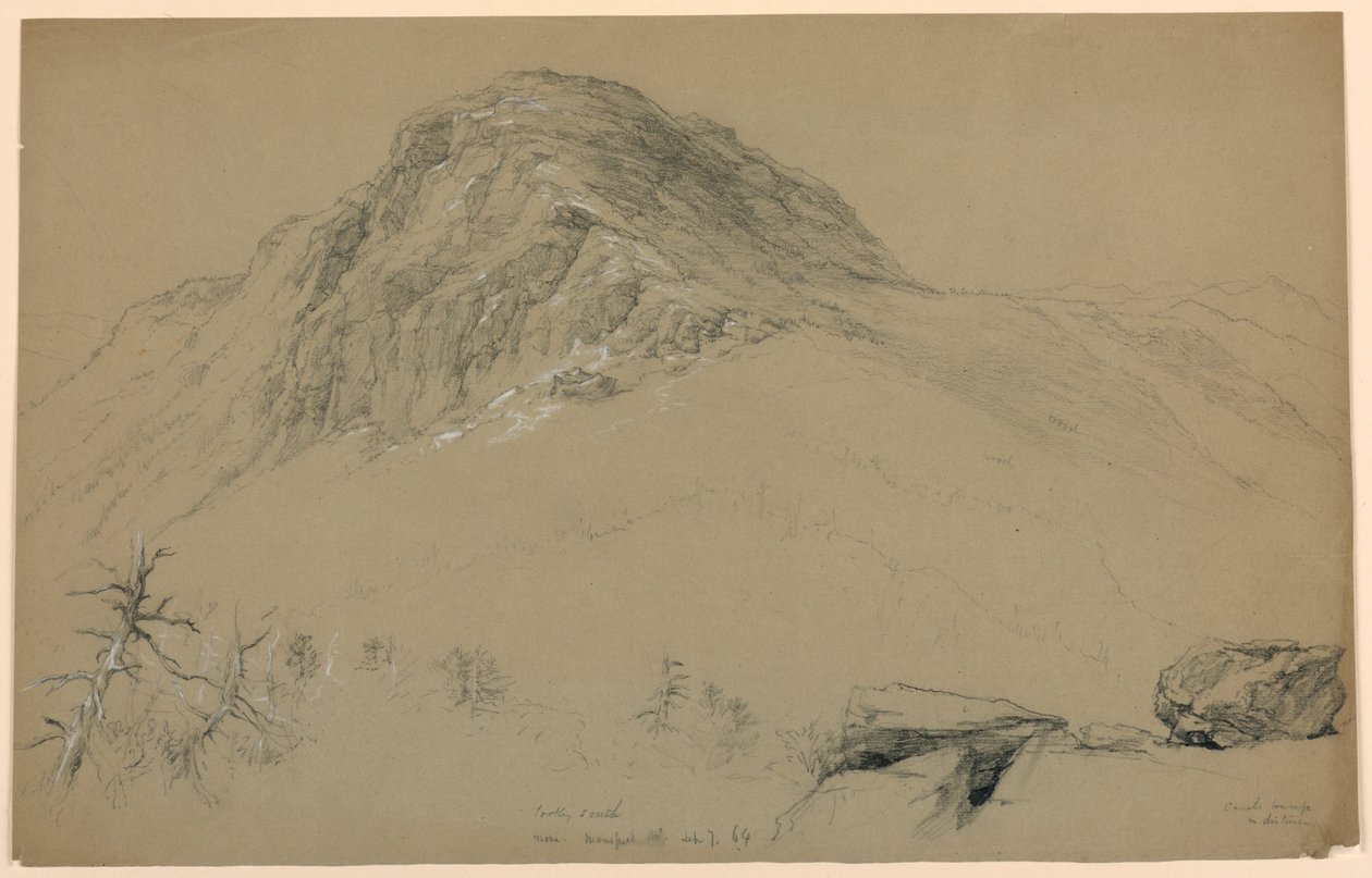 Regard vers le sud, Mont Mansfield, Vermont - Daniel Huntington