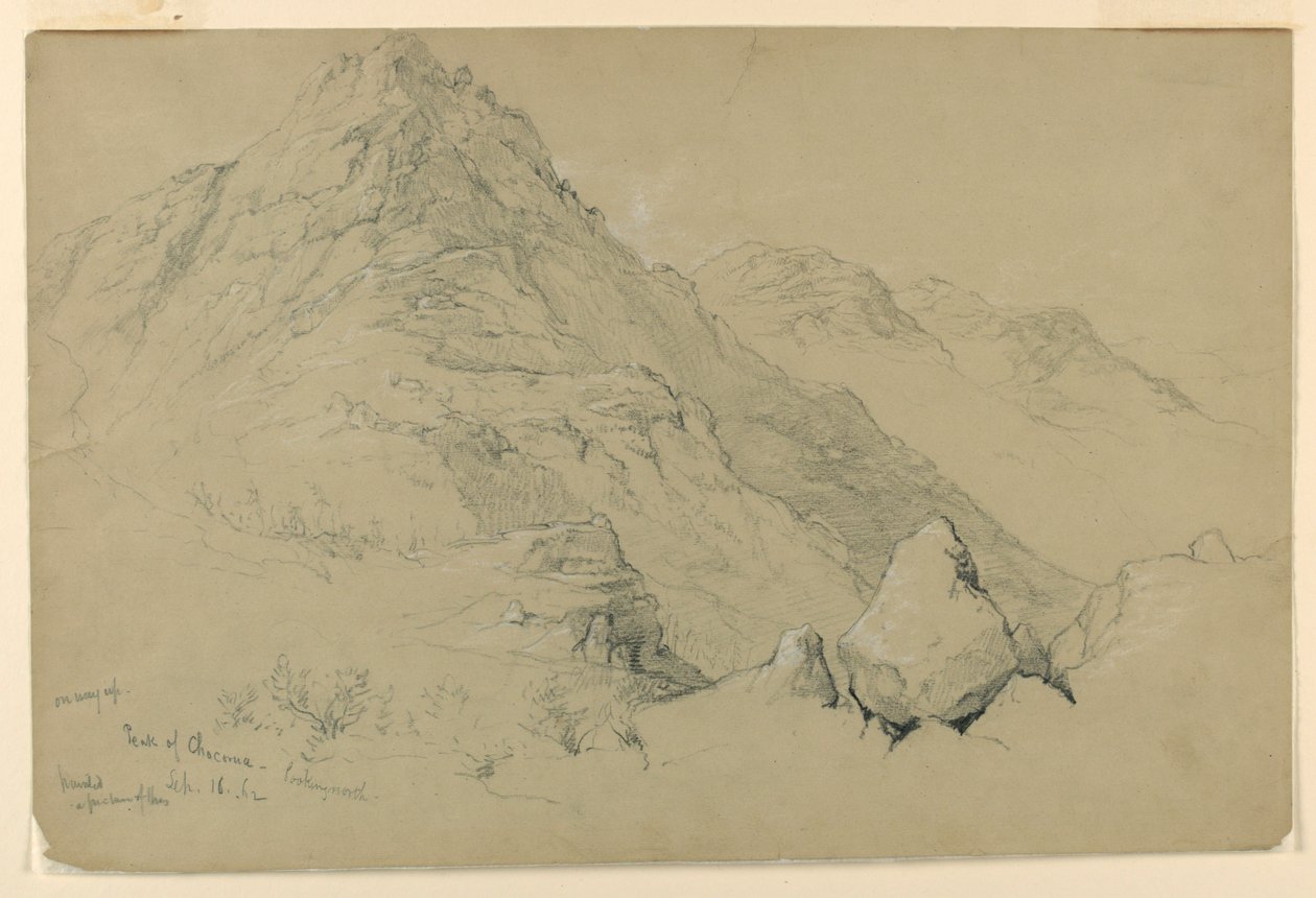 En montant, sommet de Chocorua, regardant vers le nord - Daniel Huntington