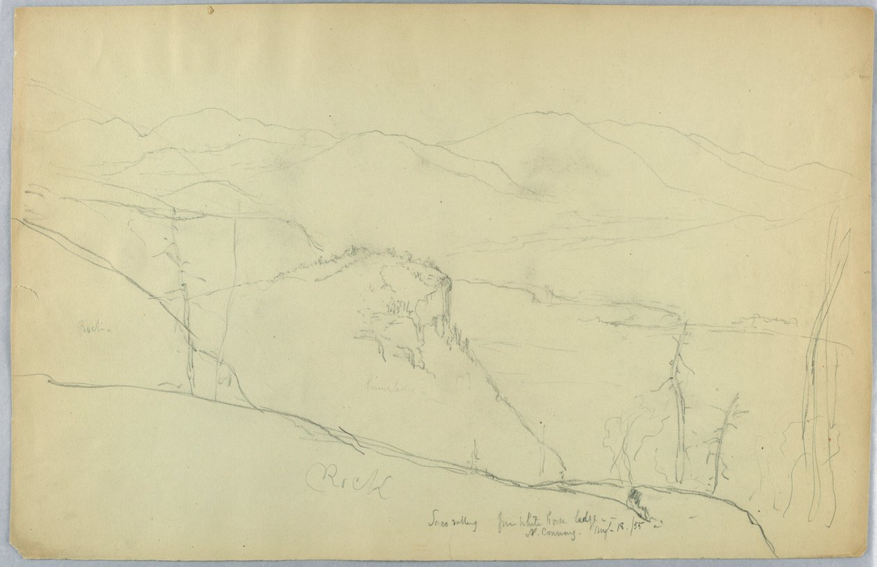 Vallée de Saco depuis White Horse Ledge, North Conway - Daniel Huntington