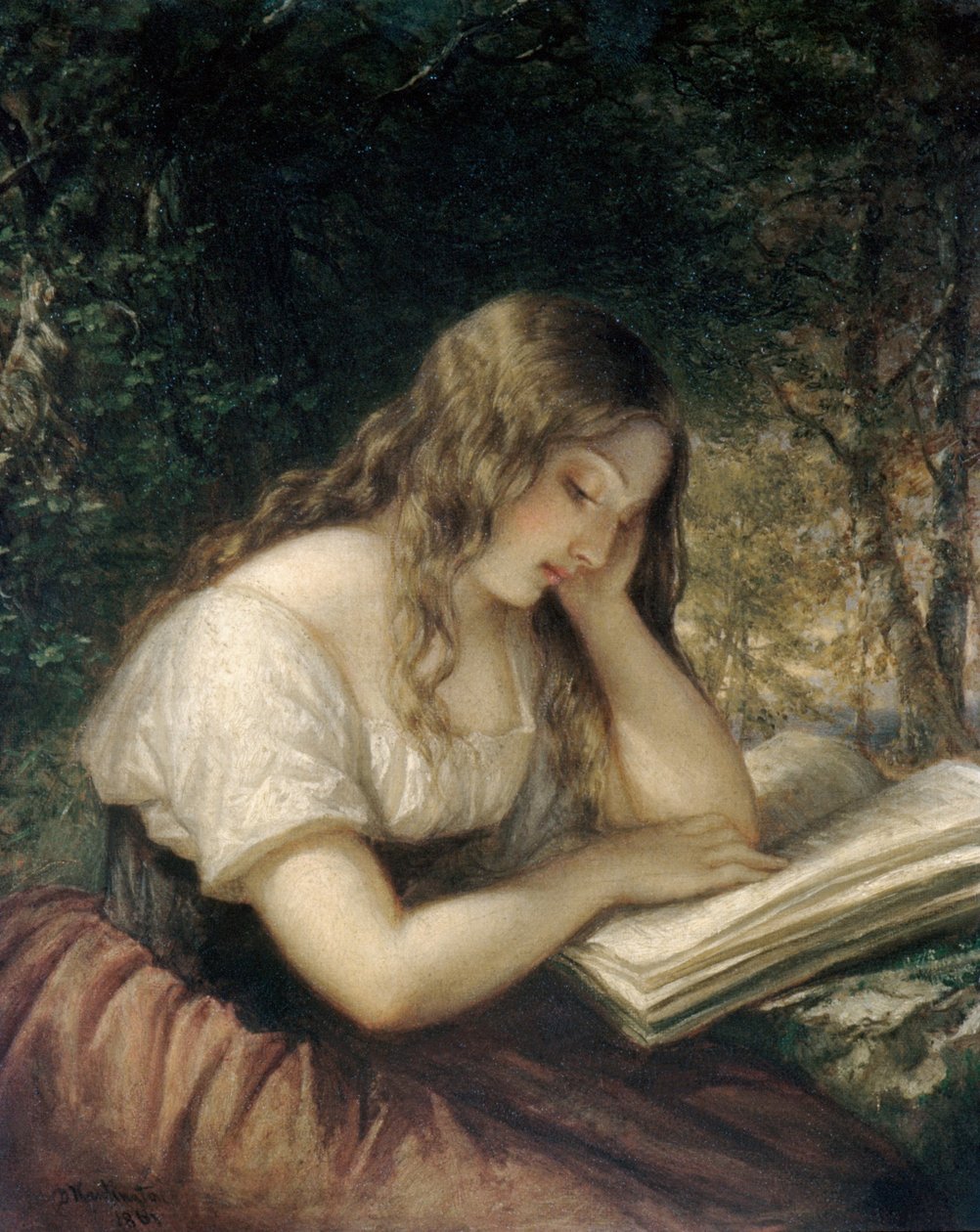 Étudier dans un bois - Daniel Huntington
