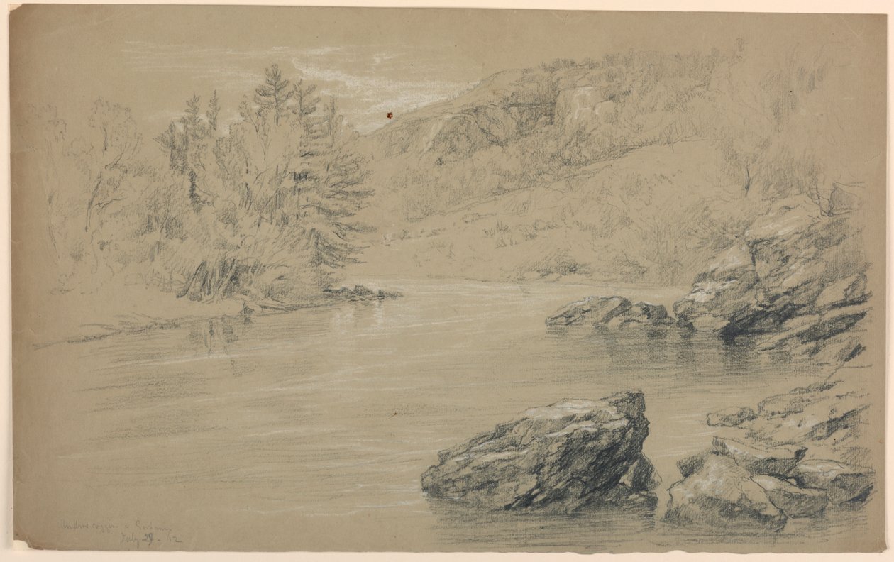 La rivière Androscoggin à Gorham, New Hampshire - Daniel Huntington
