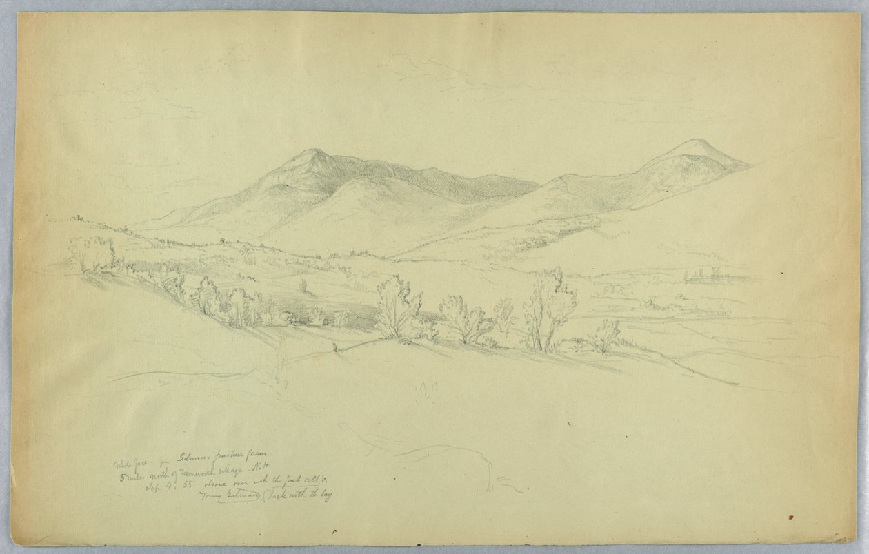 Montagne Whiteface, au Nord du Village de Tamworth, New Hampshire - Daniel Huntington