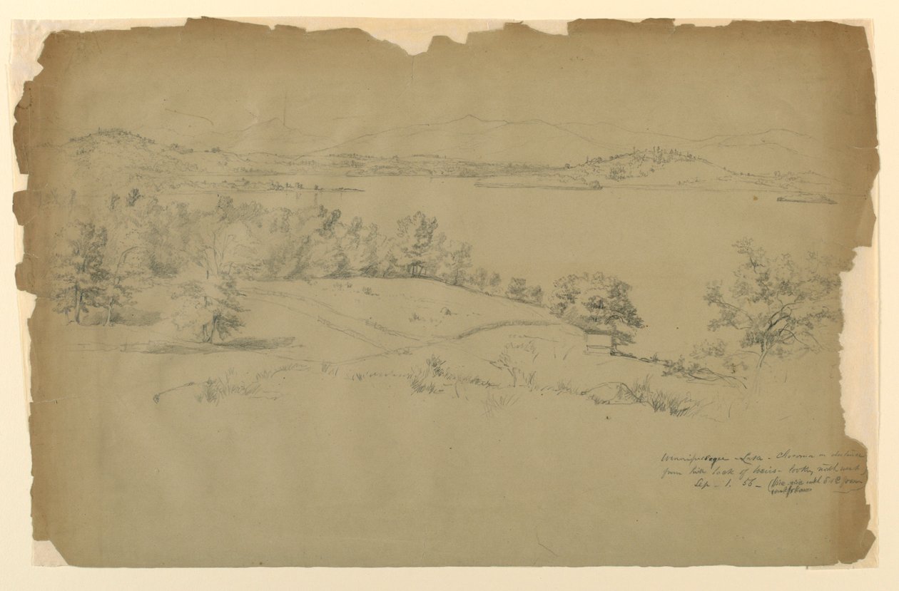 Lac Winnipesaukee, Chocorua au loin - Daniel Huntington