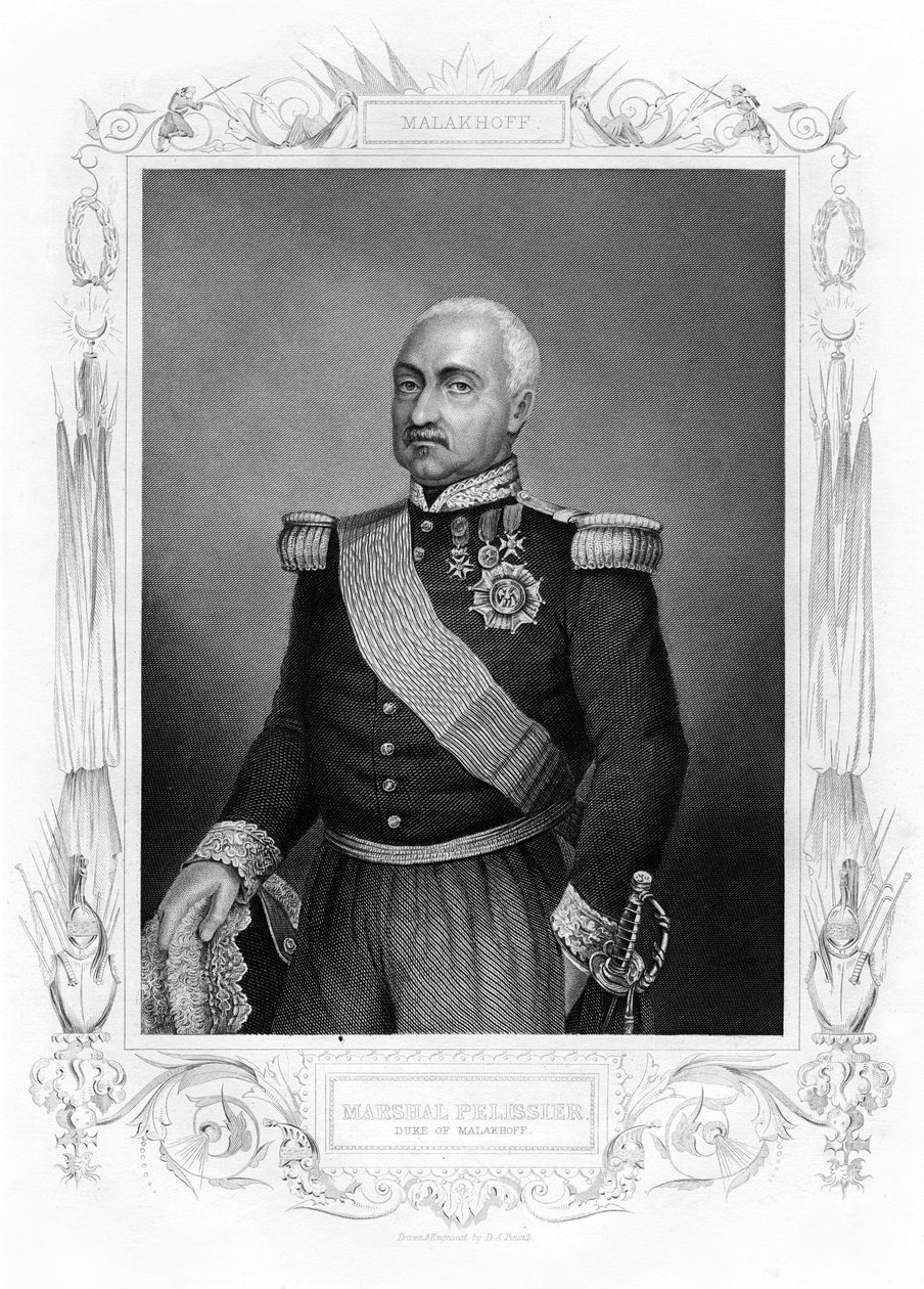 Aimable Jean Jacques Pélissier, duc de Malakoff, maréchal de France, XIXe siècle - Daniel John Pound