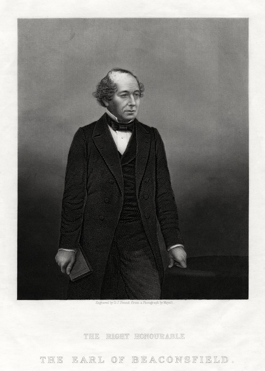 Benjamin Disraeli, comte de Beaconsfield, Premier ministre, 1880 - Daniel John Pound
