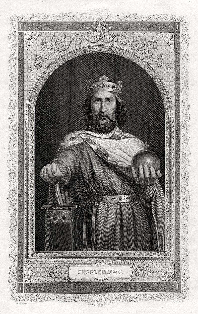 Charlemagne, roi des Francs, 1875 - Daniel John Pound