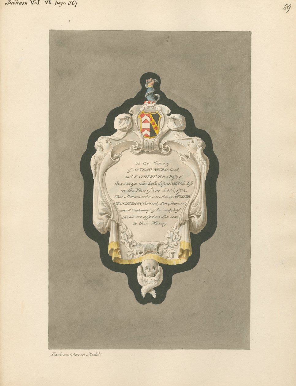 Mémorial à Anthony et Katherine Nourse de l