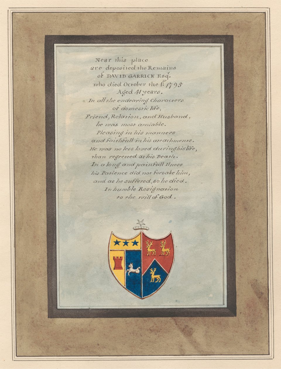 Mémorial à David Garrick de l