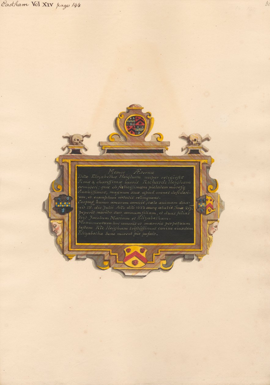 Mémorial à Elizabeth Heigham de l