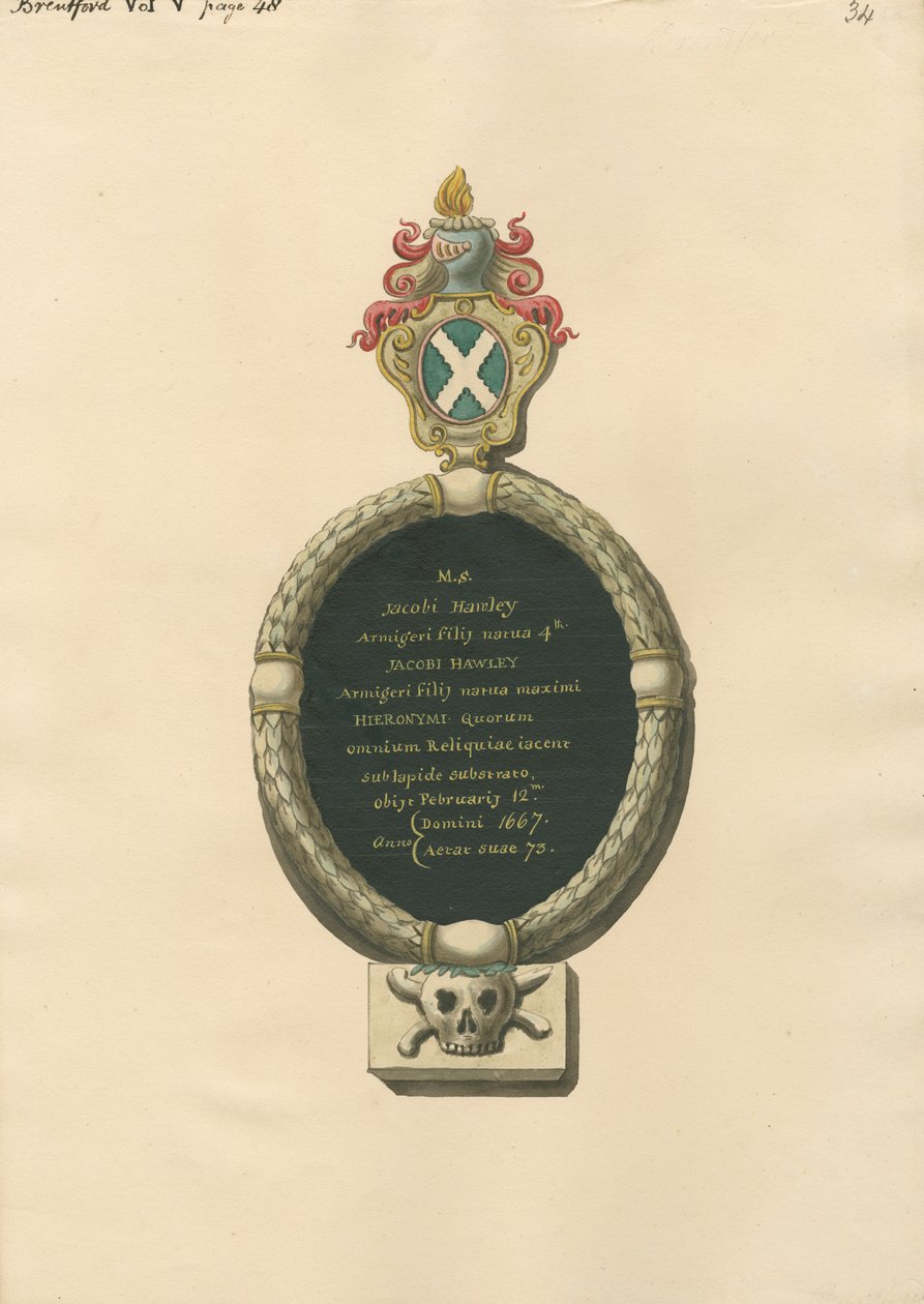 Mémorial à Jacob Hawley de l