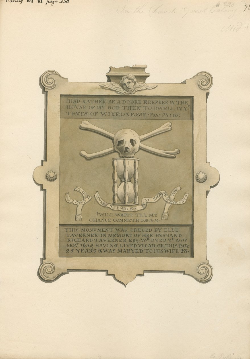 Mémorial à Richard Taverner de l