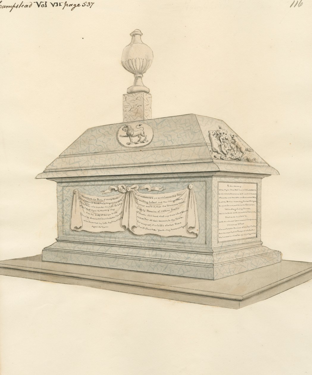 Nathaniel Lord Delamer et Henry et George Booth de l